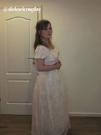 NSPSTT Daphne Floral Regency Dresses - Vintage Embroidered Ball Gown