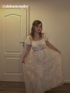 NSPSTT Daphne Floral Regency Dresses - Vintage Embroidered Ball Gown