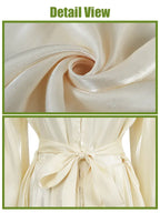 Cream Regency Gown Set – Vintage Lace Bodice & Lantern Sleeve Renaissance Dress