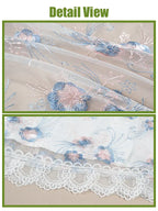 Maxi Dress Long - Renaissance Floral Puff Sleeve Costume– NSPSTT