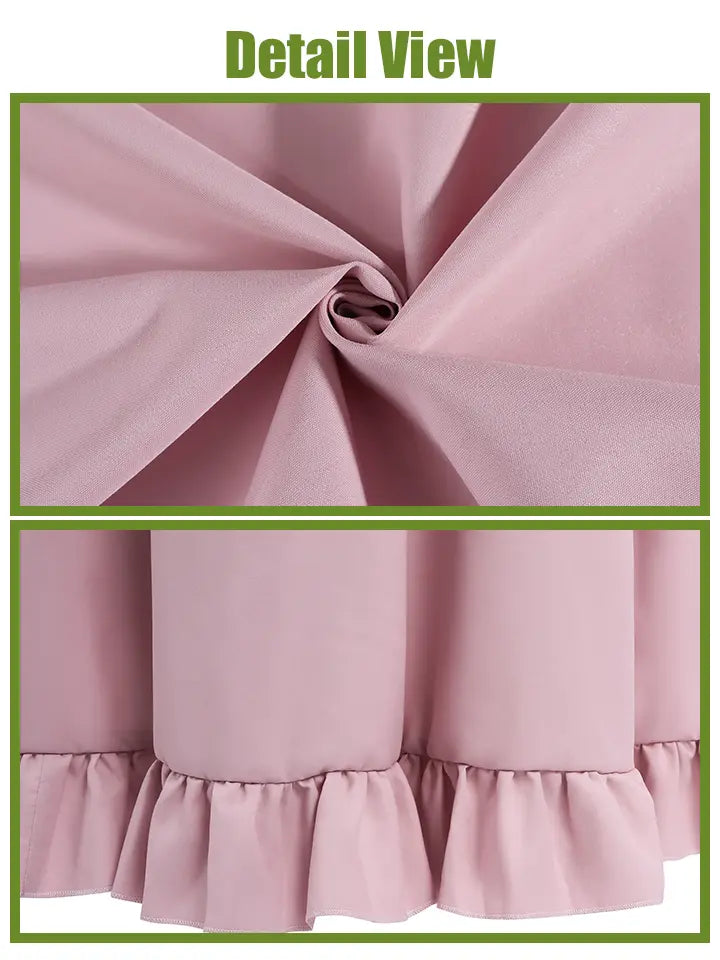 Pink Cottagecore Dress Set – Romantic Ruffle Blouse & Renaissance Skirt Outfit– NSPSTT