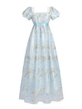 Golden Regency Victorian Ball Gown (with Gloves) - NSPSTT