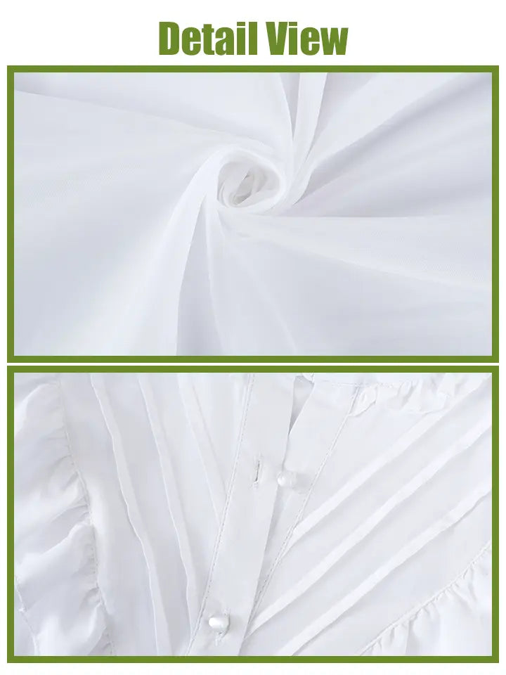 Renaissance Dress - Puff Sleeve Cottagecore Outfit Set