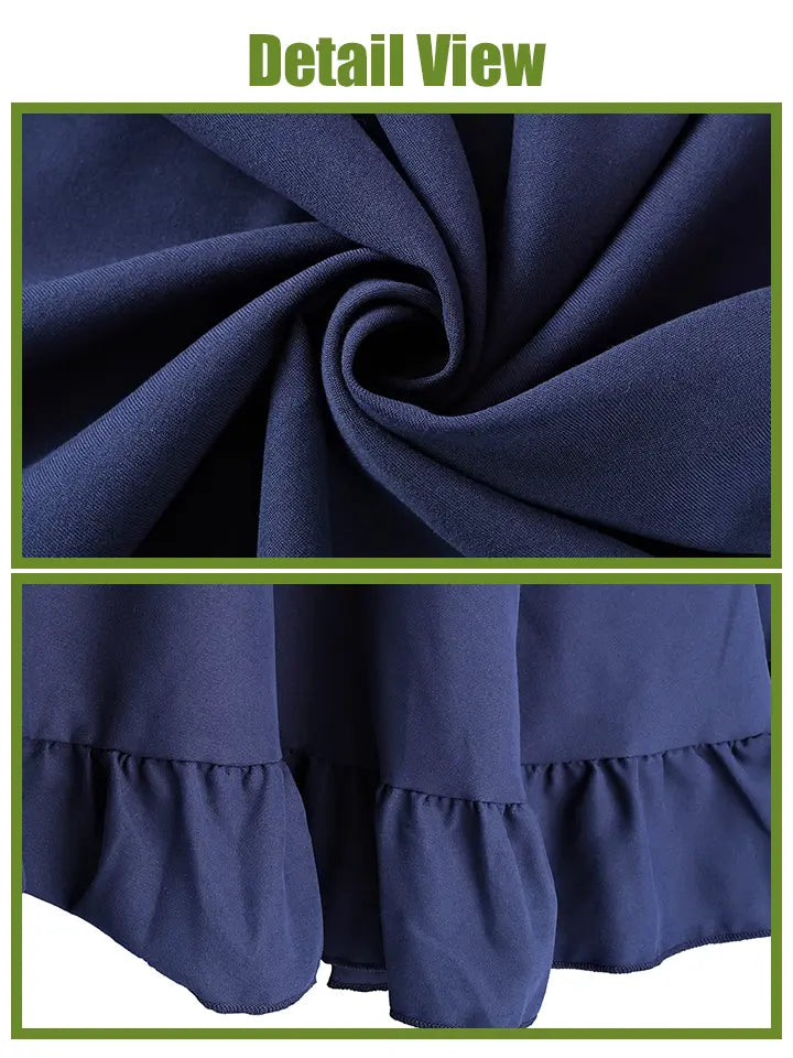 Victorian Peasant Dress Set - Ruffle Blouse Tiered Skirt