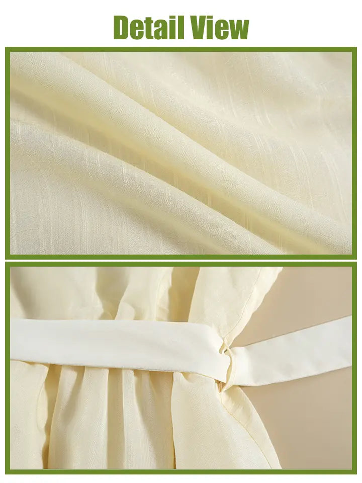 Victorian Cotton Tiered Ruffle Maxi Dress – Lace Trim Cottagecore Renaissance Dress