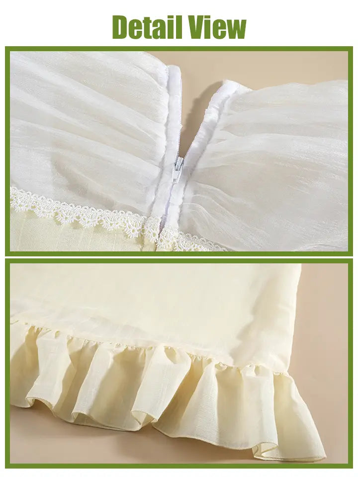 Victorian Cotton Tiered Ruffle Maxi Dress – Lace Trim Cottagecore Renaissance Dress