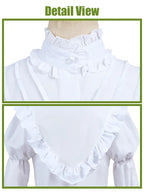 Victorian Dress Set - High Waist Tiered Maxi Skirt Costume